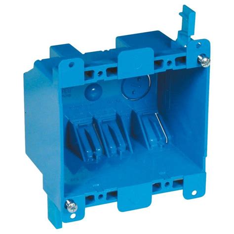 electrical two gang box|shallow 2 gang outlet box.